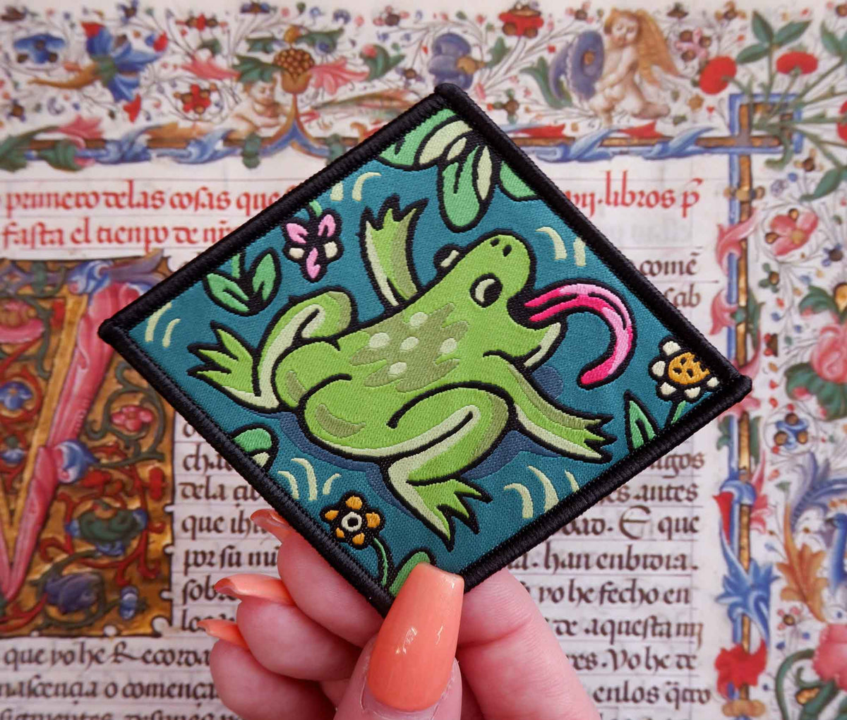 Big Booty Frog Woven Patch – Vortex Souvenir